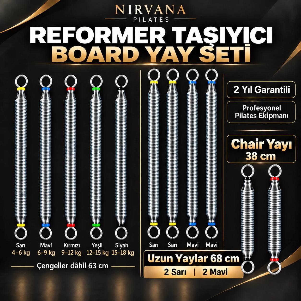 Reformer & Chair Taşıyıcı Yay Seti
