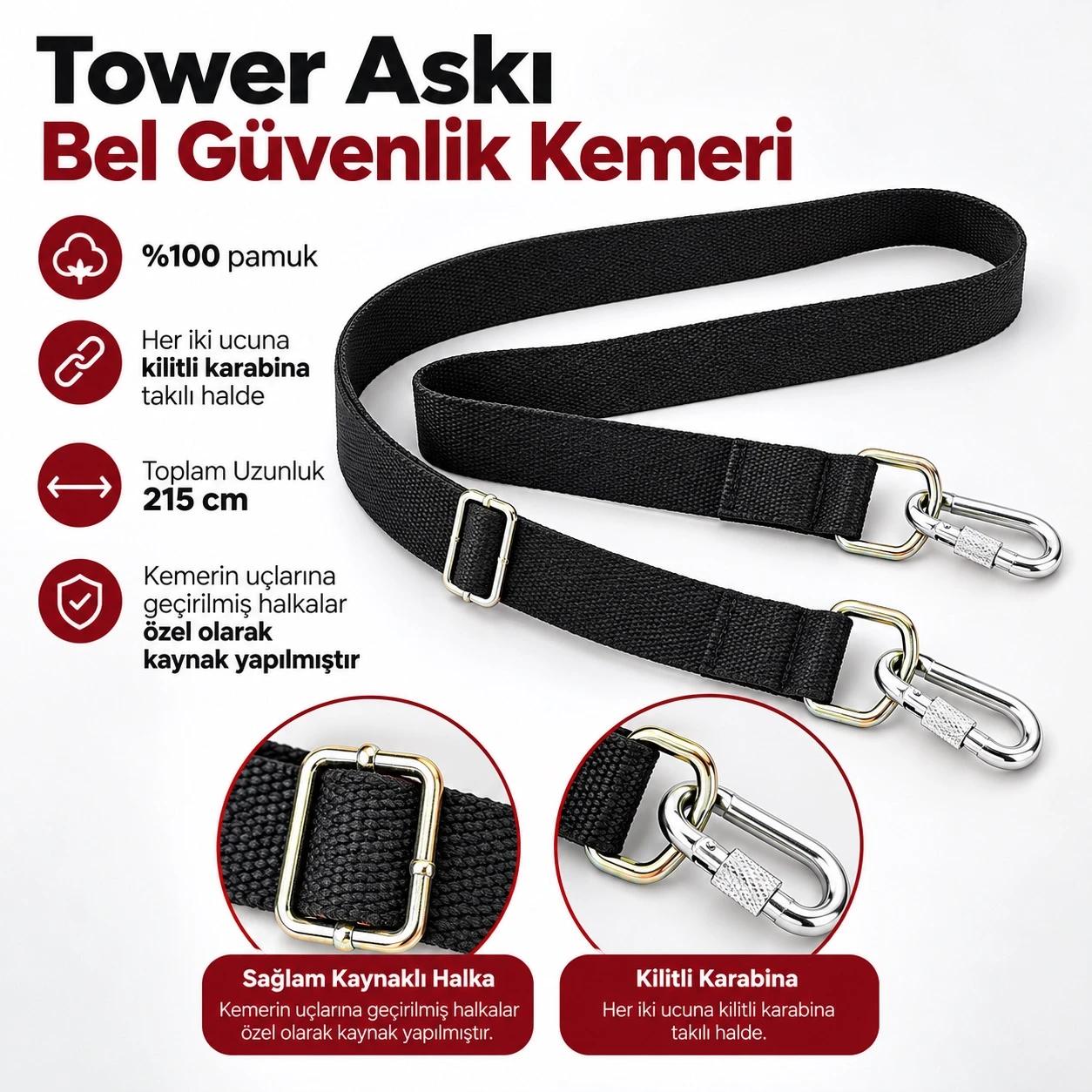 Tower & Combo Cadillac Bel Güvenlik Kemeri