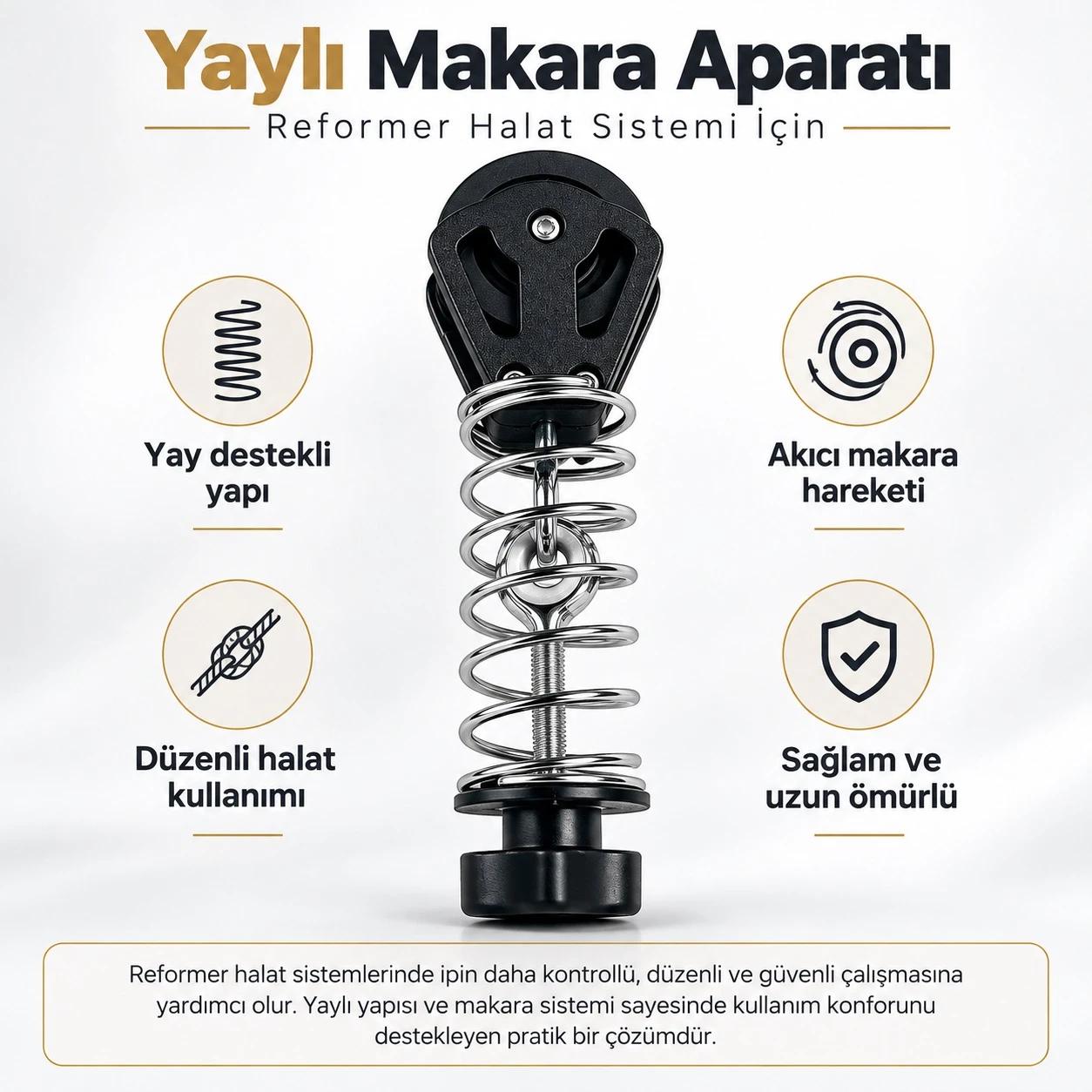 Yaylı Reformer Makarası (Rulmanlı & Sessiz)