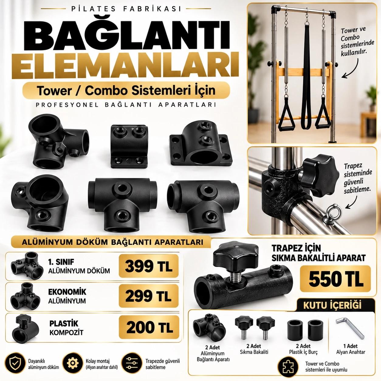 1. Sınıf Paslanmaz Bağlantı Elemanları Seti